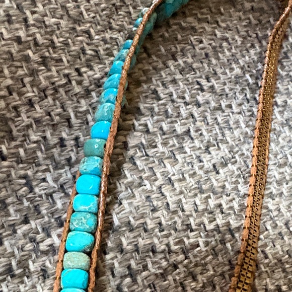Turquoise Beaded Apple Watch Watch Band - Picture 5 of 7
